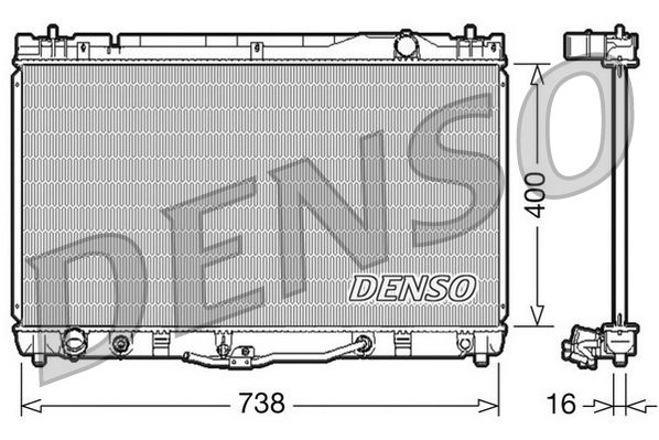 Denso Radiator DRM50043 - image 2