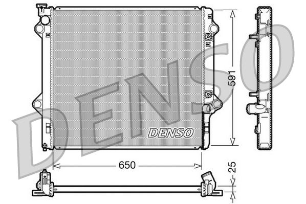 Denso Radiator DRM50046 - image 2
