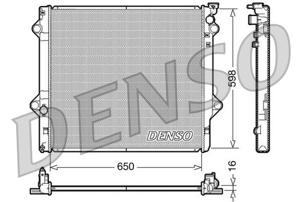 Denso Radiator DRM50048 - image 2
