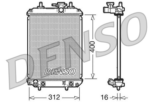 Denso Radiator DRM50050 - image 2