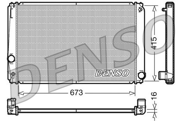 Denso Radiator DRM50051 - image 2
