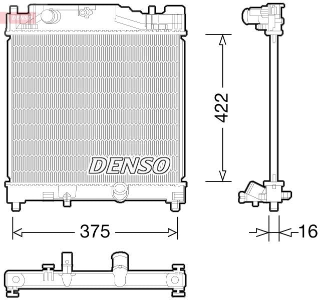 Denso Radiator DRM50056 - image 2