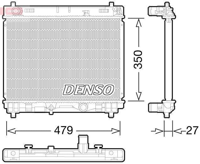 Denso Radiator DRM50058 - image 2