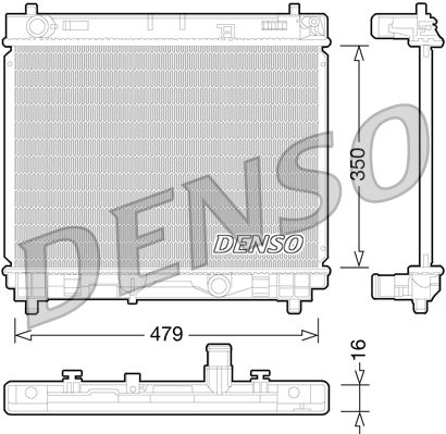 Denso Radiator DRM50059 - image 2
