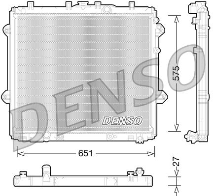 Denso Radiator DRM50060 - image 2