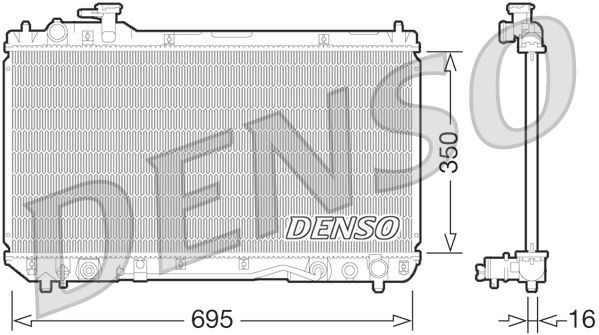 Denso Radiator DRM50061 - image 2