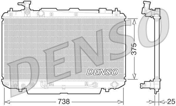 Denso Radiator DRM50064 - image 2
