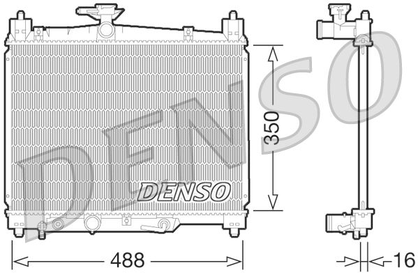Denso Radiator DRM50066 - image 2