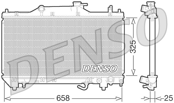 Denso Radiator DRM50067 - image 2