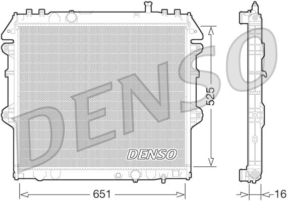 Denso Radiator DRM50069 - image 2