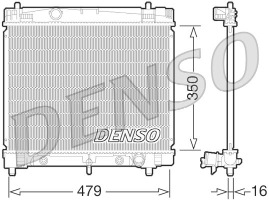 Denso Radiator DRM50070 - image 2