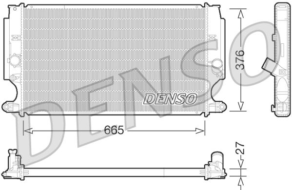 Denso Radiator DRM50072 - image 2
