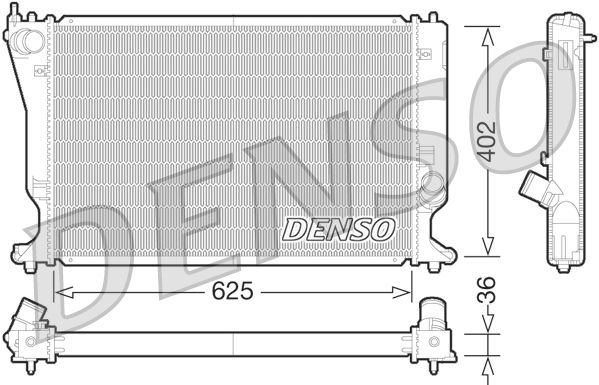 Denso Radiator DRM50073 - image 2