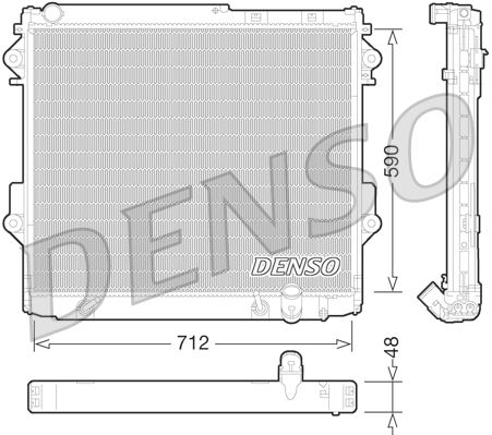 Denso Radiator DRM50075 - image 2