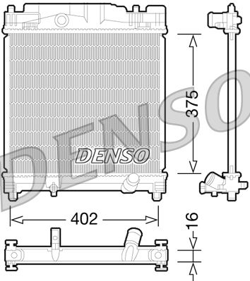 Denso Radiator DRM50077 - image 2