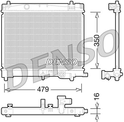 Denso Radiator DRM50078 - image 2