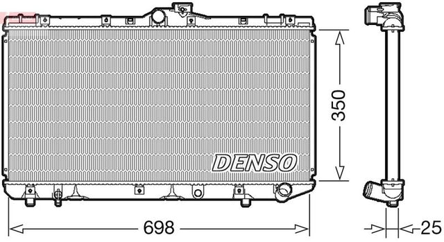 Denso Radiator DRM50079 - image 2