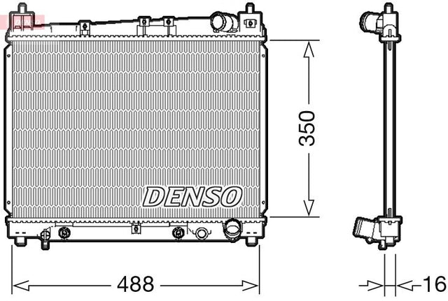 Denso Radiator DRM50080 - image 2