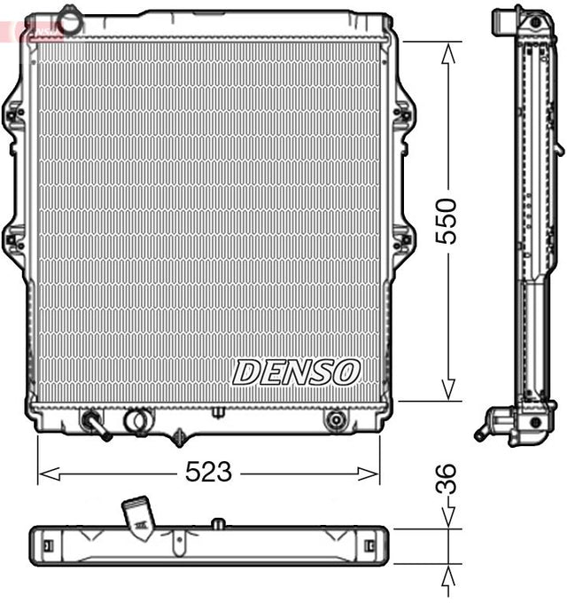 Denso Radiator DRM50084 - image 2