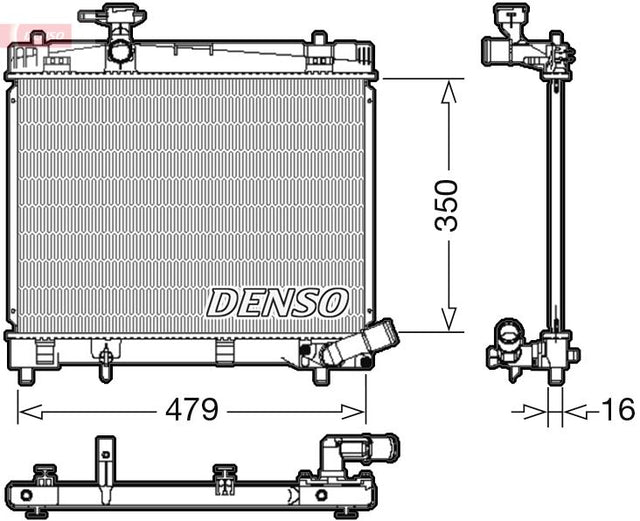 Denso Radiator DRM50086 - image 2