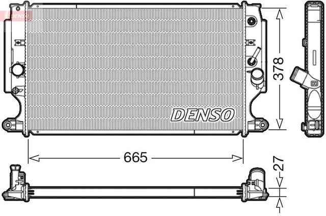 Denso Radiator DRM50088 - image 2