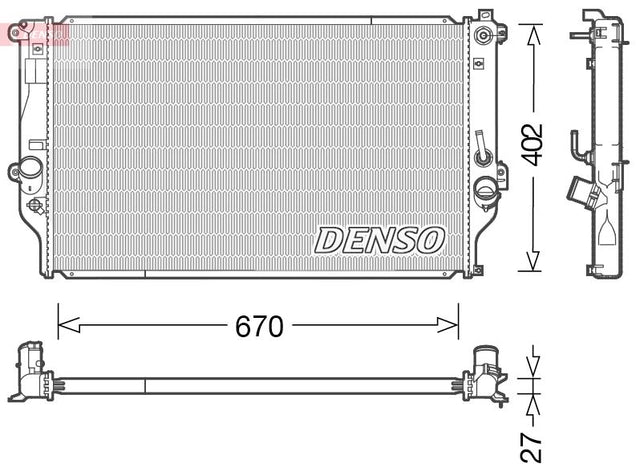 Denso Radiator DRM50092 - image 2