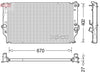 Denso Radiator DRM50092 thumbnail