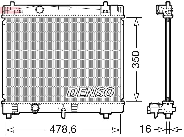 Denso Radiator DRM50103 - image 2