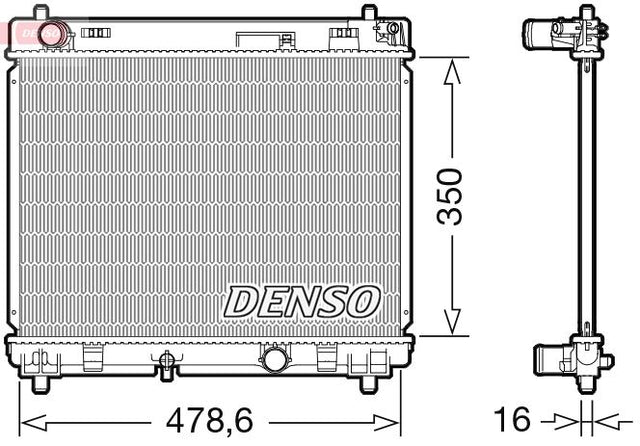 Denso Radiator DRM50104 - image 2
