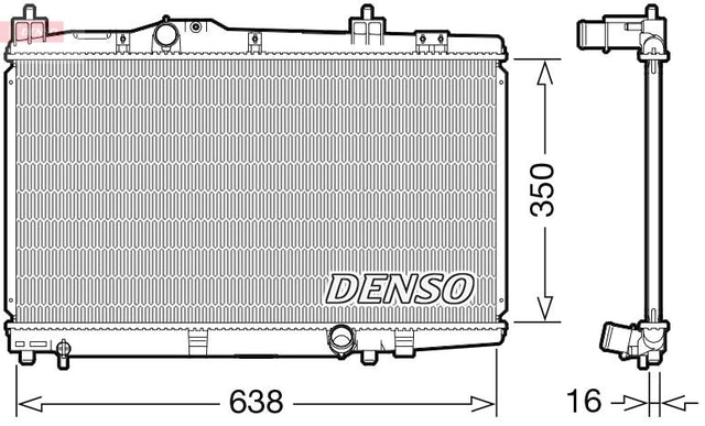 Denso Radiator DRM50105 - image 2