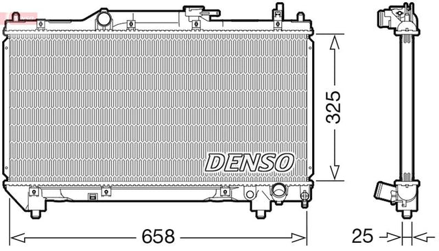 Denso Radiator DRM50115 - image 2