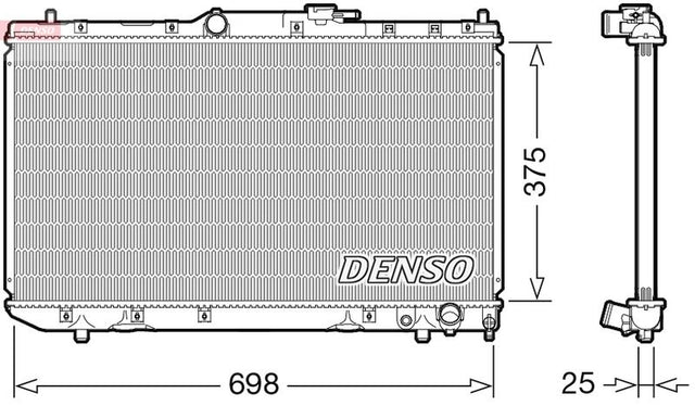 Denso Radiator DRM50116 - image 2