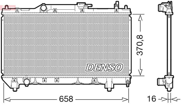 Denso Radiator DRM50117 - image 2