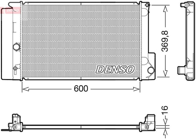 Denso Radiator DRM50126 - image 2