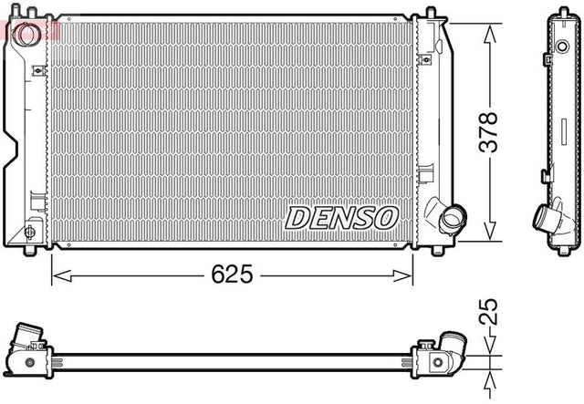 Denso Radiator DRM50127 - image 2