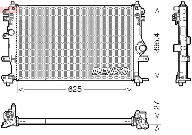 Denso Radiator DRM50128 - image 2