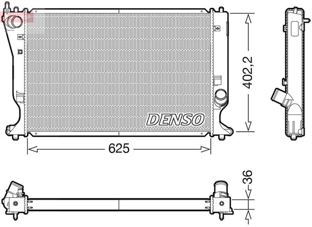 Denso Radiator DRM50132 - image 2