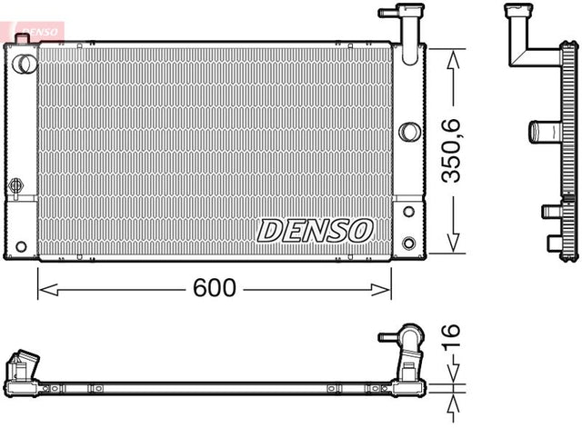 Denso Radiator DRM50133 - image 2