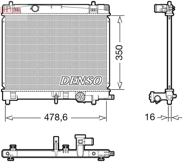 Denso Radiator DRM50137 - image 2