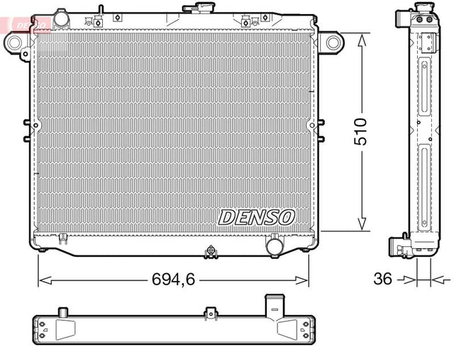 Denso Radiator DRM50139 - image 2