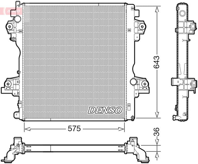 Denso Radiator DRM50140 - image 2