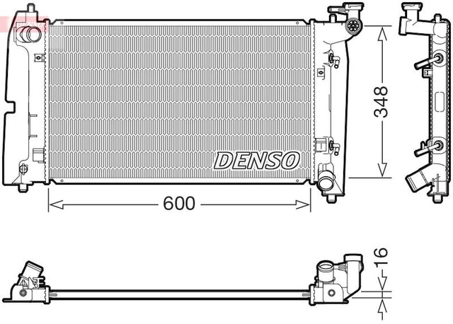 Denso Radiator DRM50142 - image 2