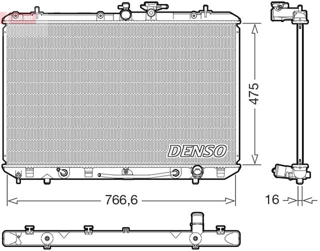 Denso Radiator DRM50143 - image 2
