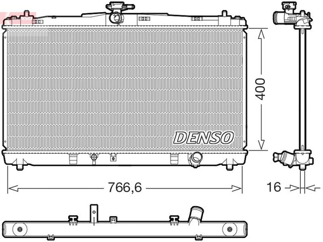Denso Radiator DRM50144 - image 2