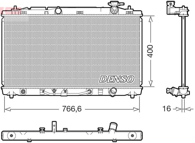Denso Radiator DRM50146 - image 2