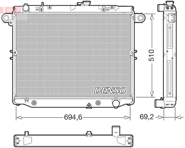 Denso Radiator DRM50148 - image 2