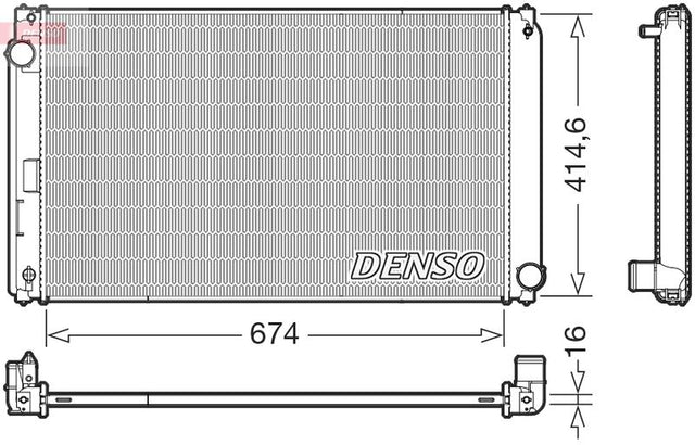 Denso Radiator DRM50149 - image 2
