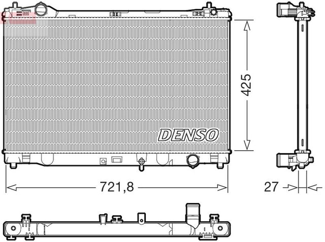 Denso Radiator DRM50153 - image 2