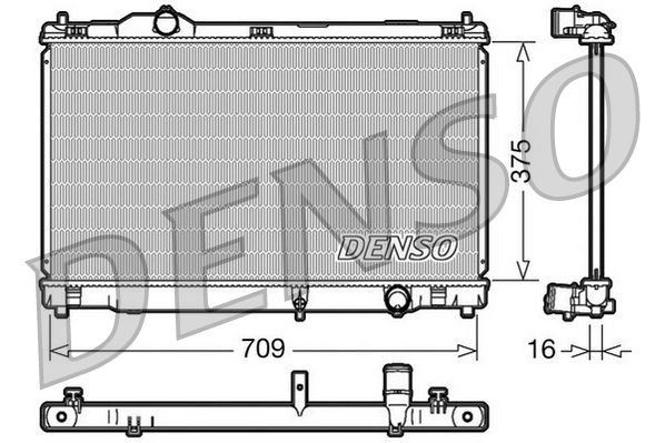 Denso Radiator DRM51001 - image 2