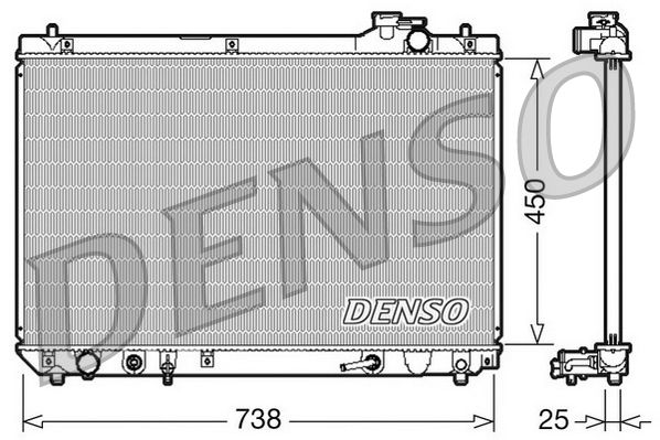 Denso Radiator DRM51004 - image 2